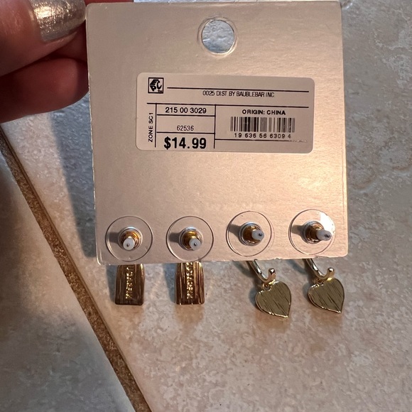 3 Sets Bundle SugarFix Earrings - Picture 2 of 2